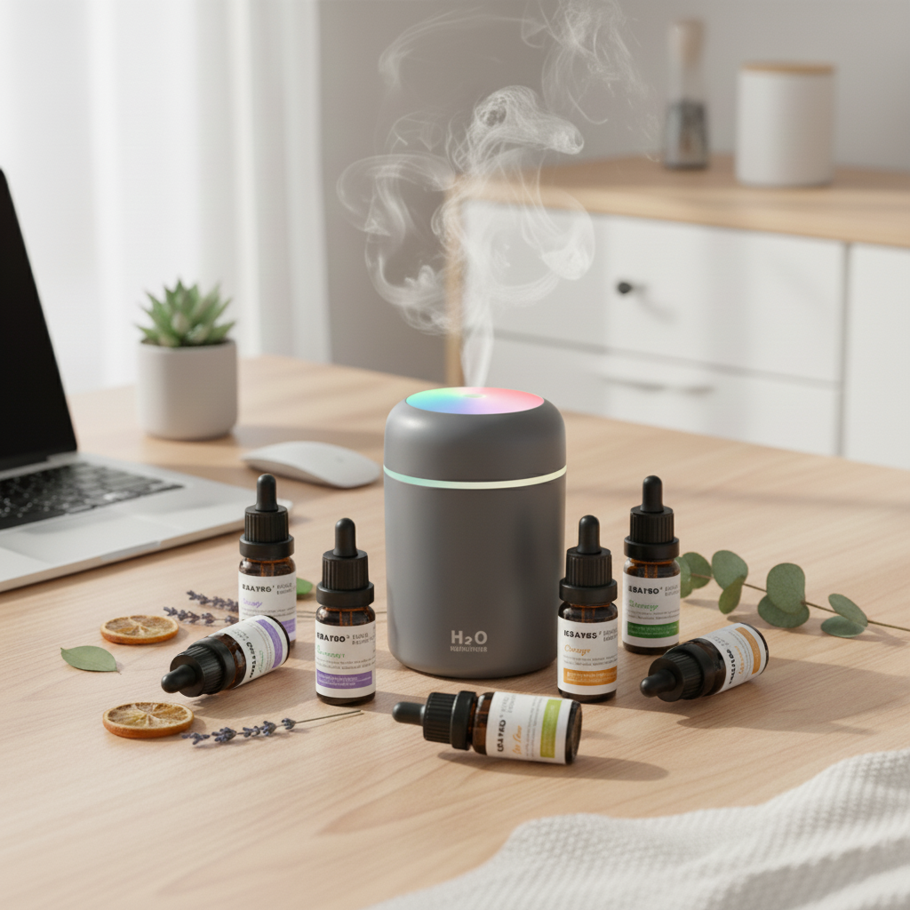 Mist-Aura Mini Diffuser & Aroma oil