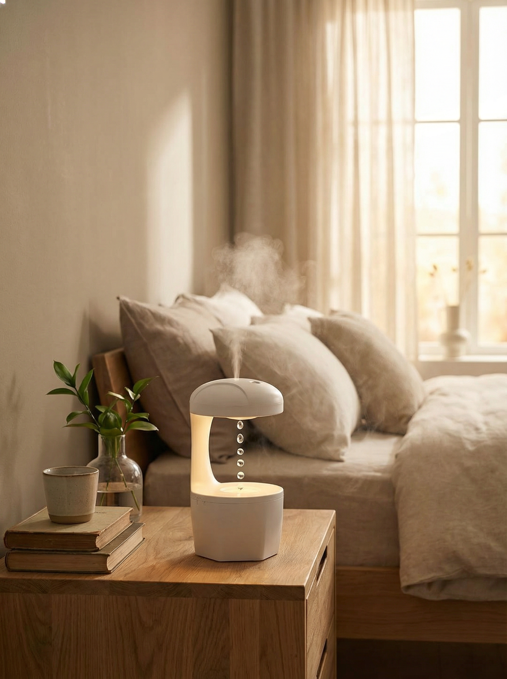 Aero-Glow Anti-Gravity Mist Humidifier